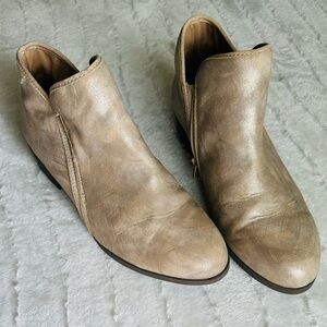 Like NEW Gold Booties